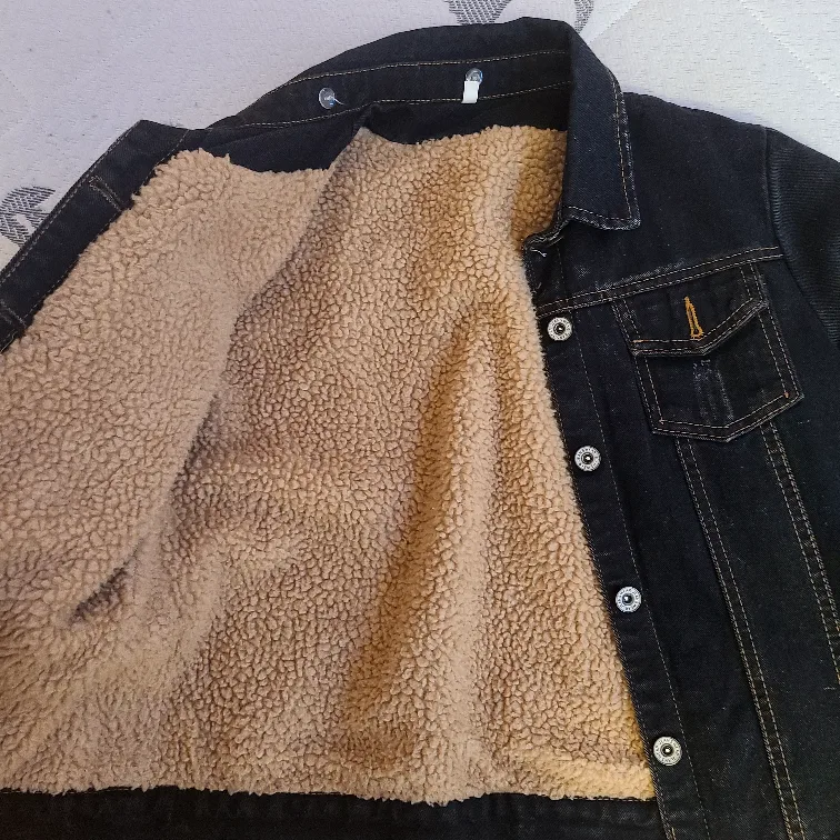 Warm Denim Jacket For Winter image indicator(2)