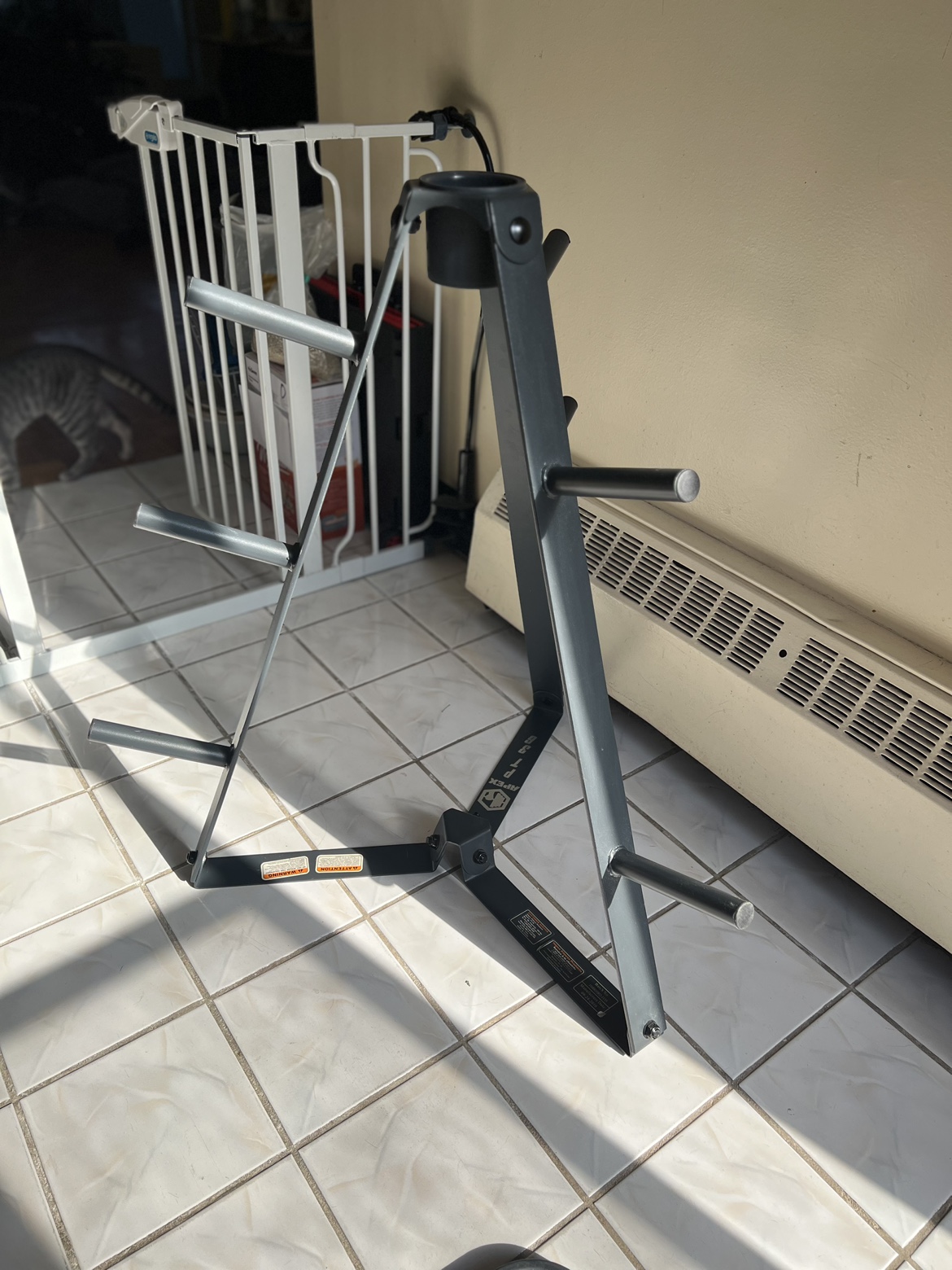 NEW Marcy Weight Plate Storage Rack