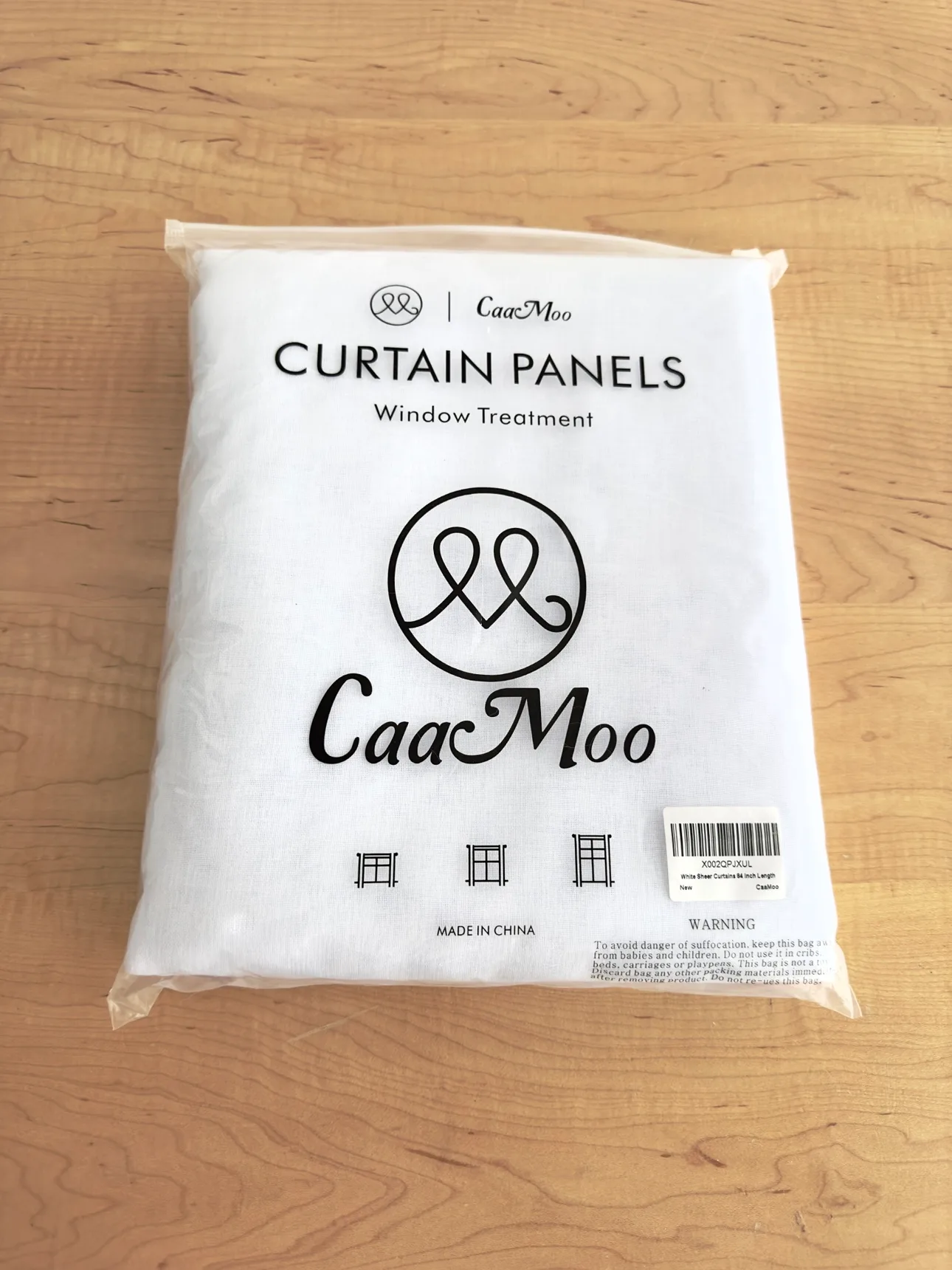 NEW White Curtain Panels 84 Inches Long thumbnail