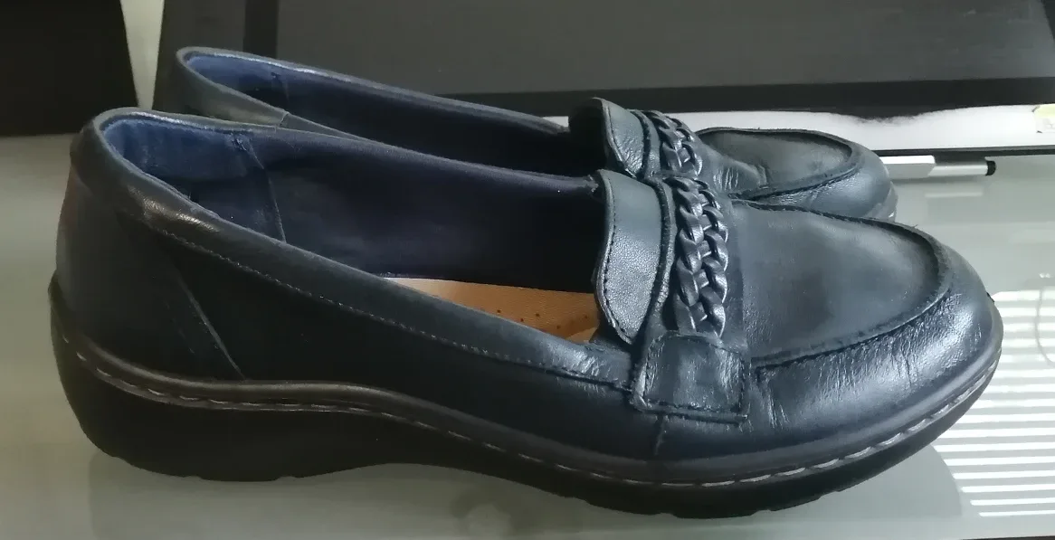 Navy Blue Loafers 🧡💖 image indicator(2)