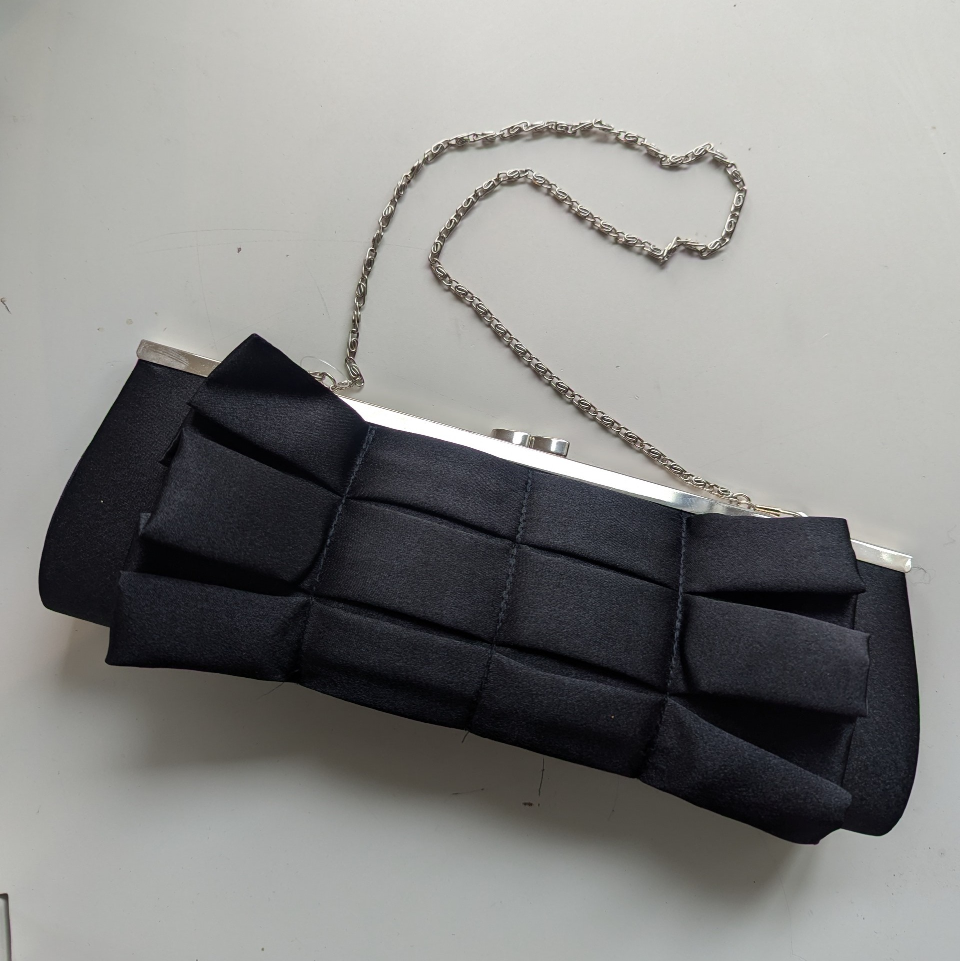 Black Silver Prom/Evening Clutch
