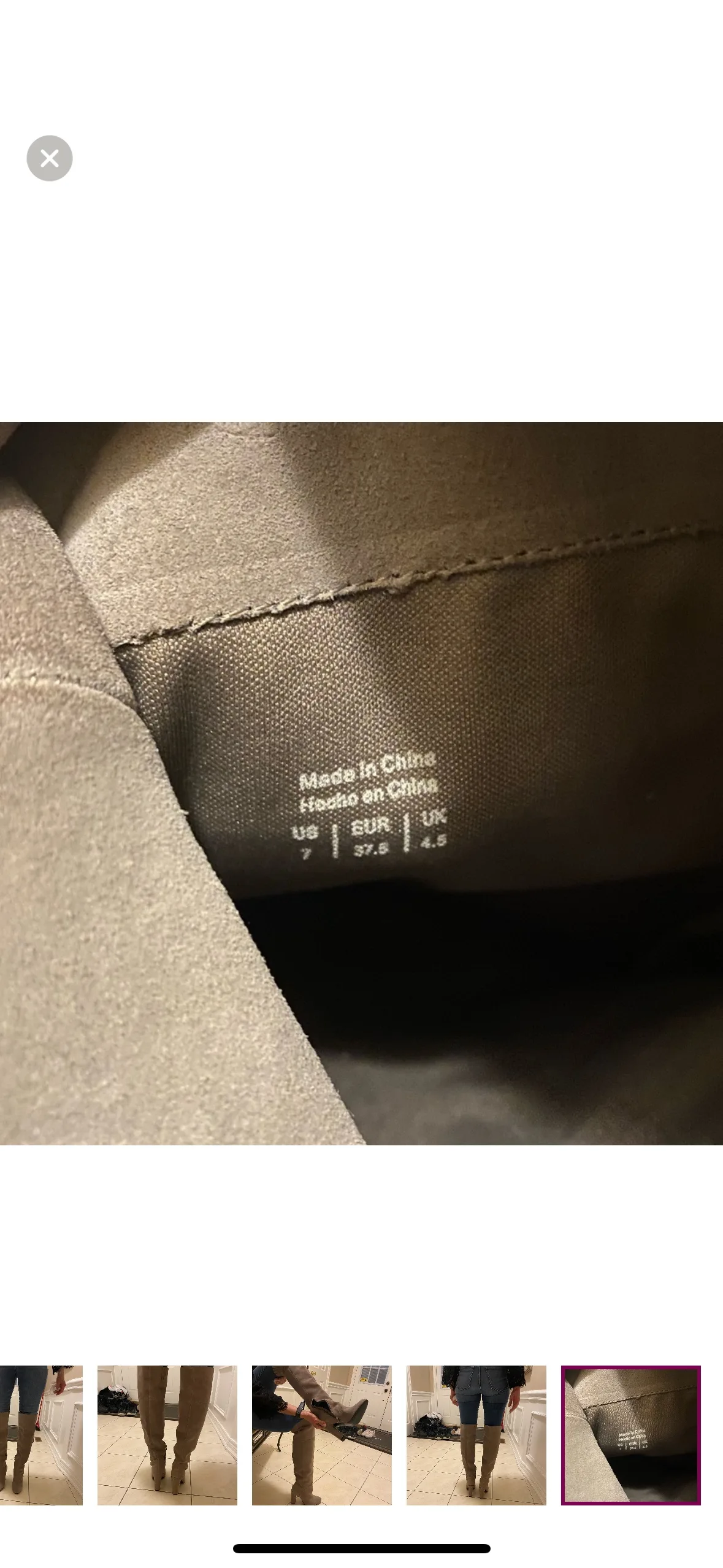 Over the Knee Suede Boots image indicator(6)