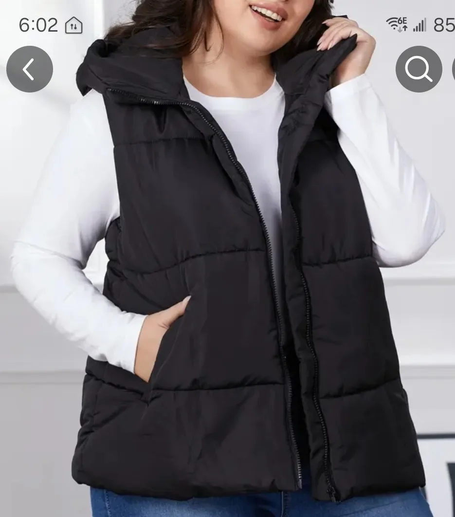 Black Puffer Vest thumbnail