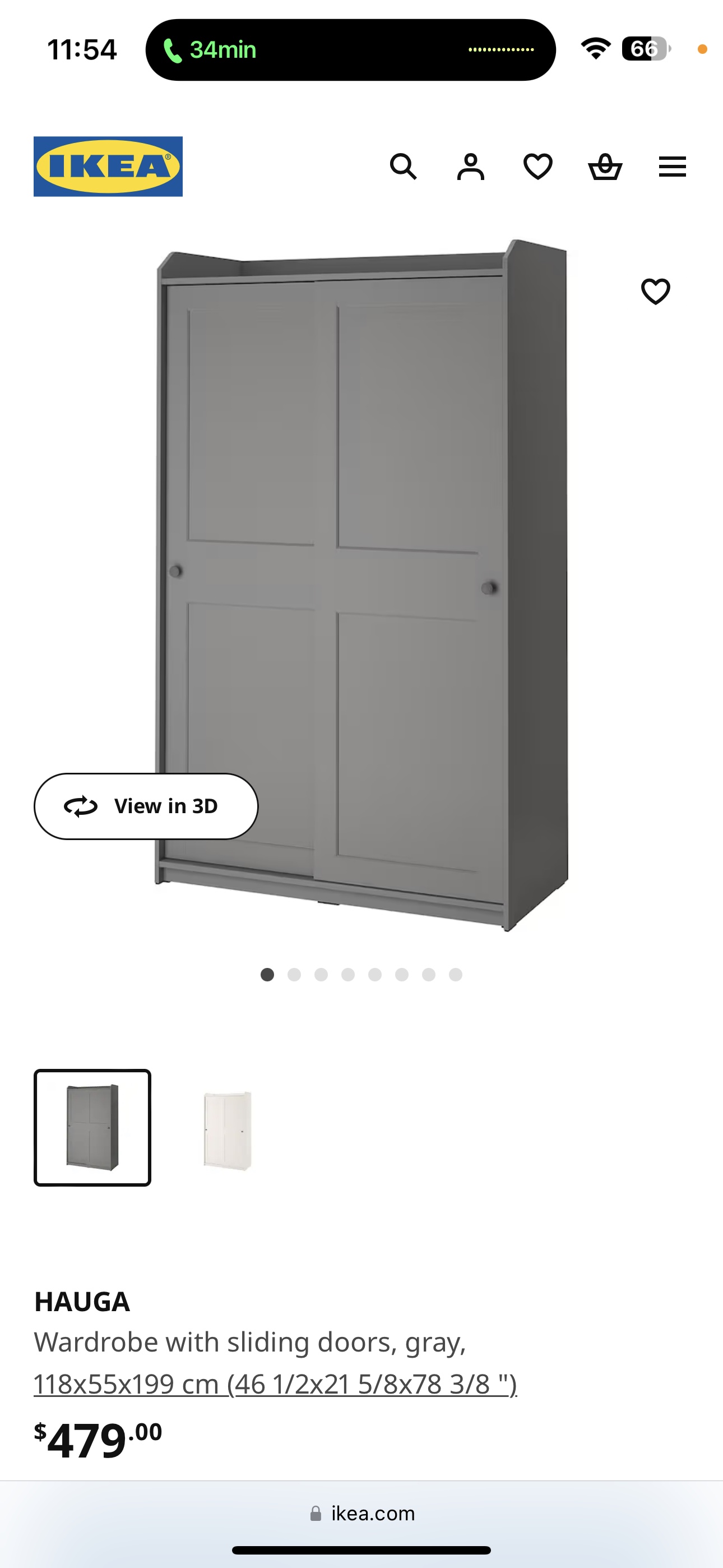 IKEA HAUGA Wardrobe - photo 2
