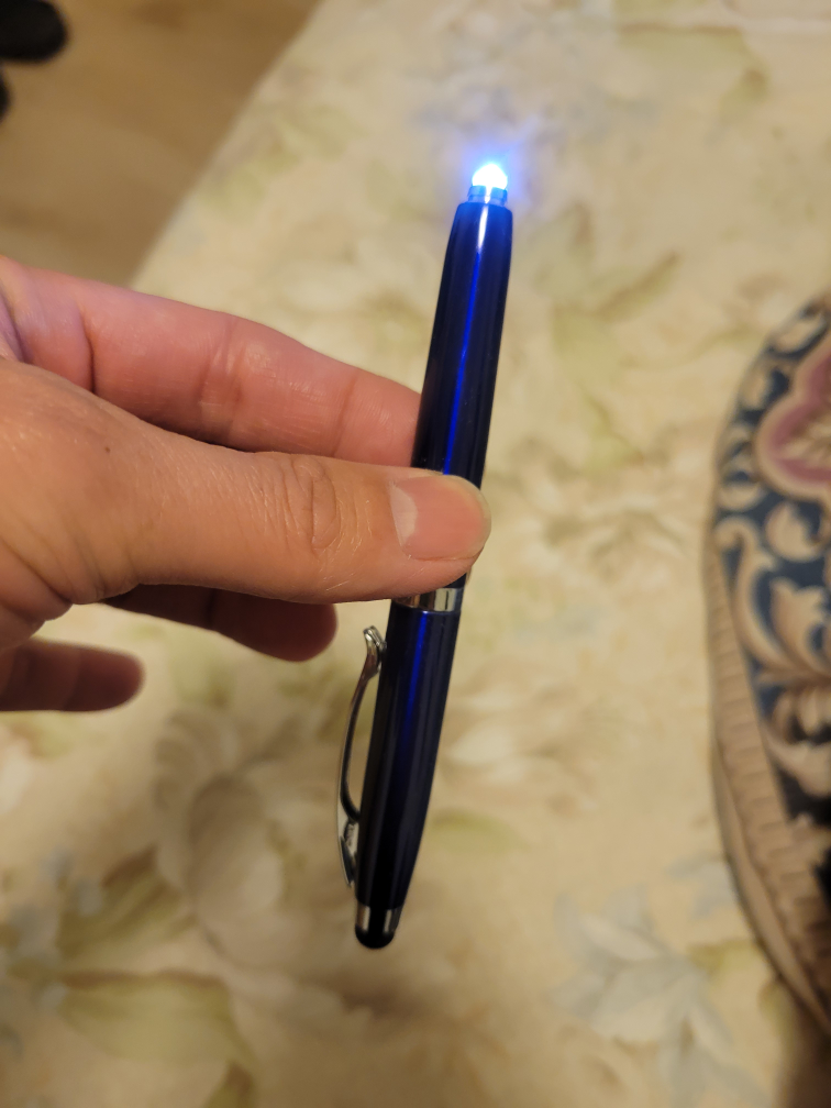 Blue Light Up Pen - photo 2