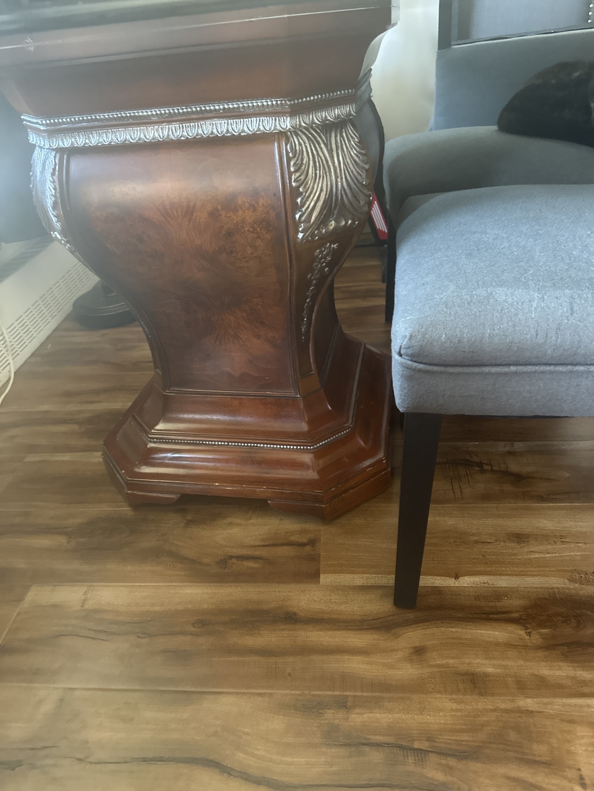 Beveled Glass Table and Chairs - photo 2