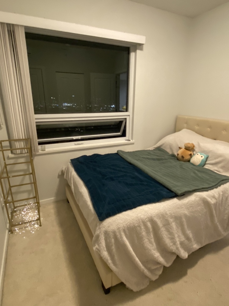Full Size Bed Frame + Box frame + hybrid mattress