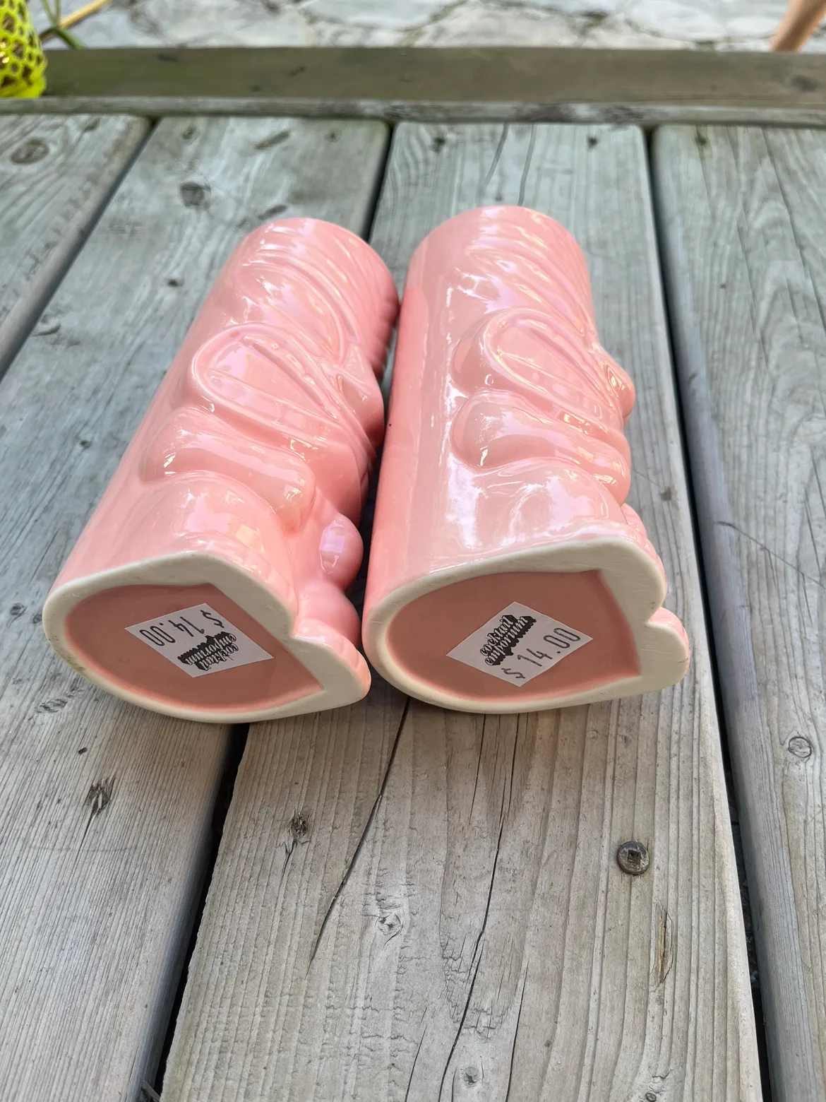 Pink Tiki Mugs (set of 2) image indicator(4)