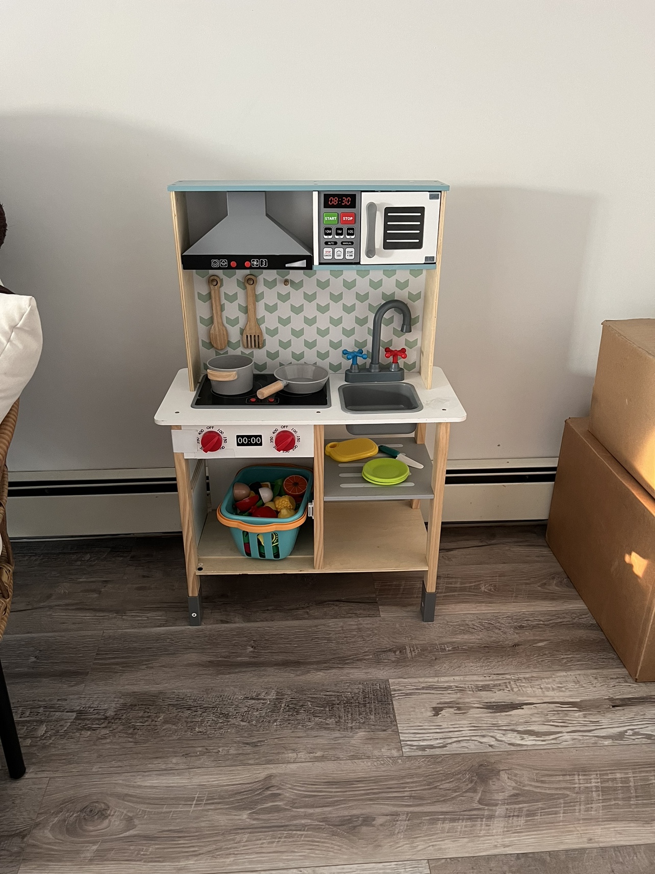 Wooden Play Kitchen