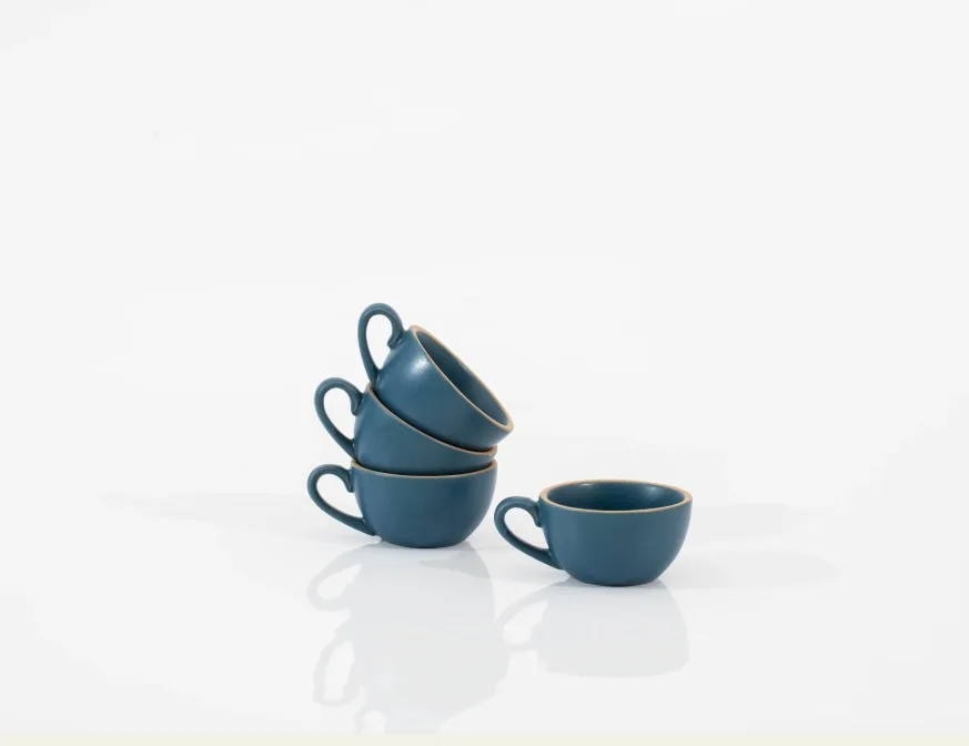 Lineage 3oz Espresso Cup, Set of 4 - Marine Blue thumbnail