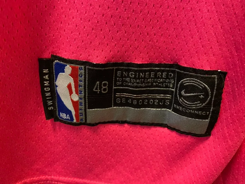 Miami Heat Dwyane Wade Pink Jersey image indicator(3)