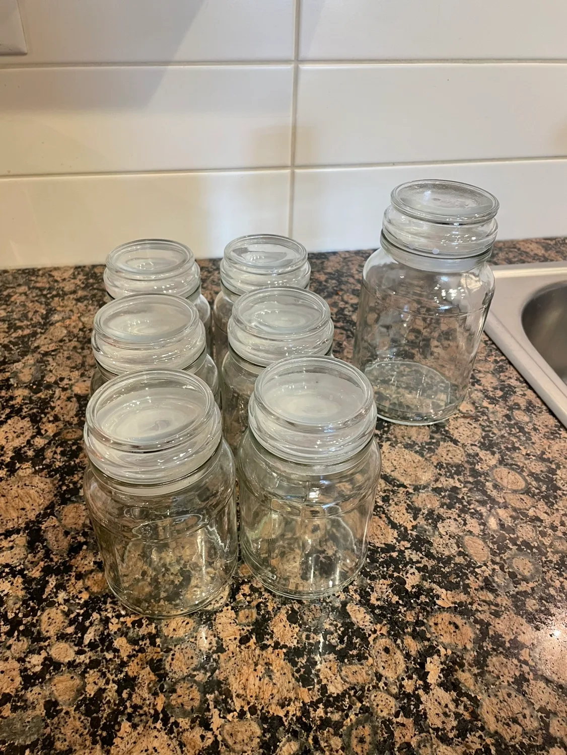 Set of Glass Jars 🧡 thumbnail