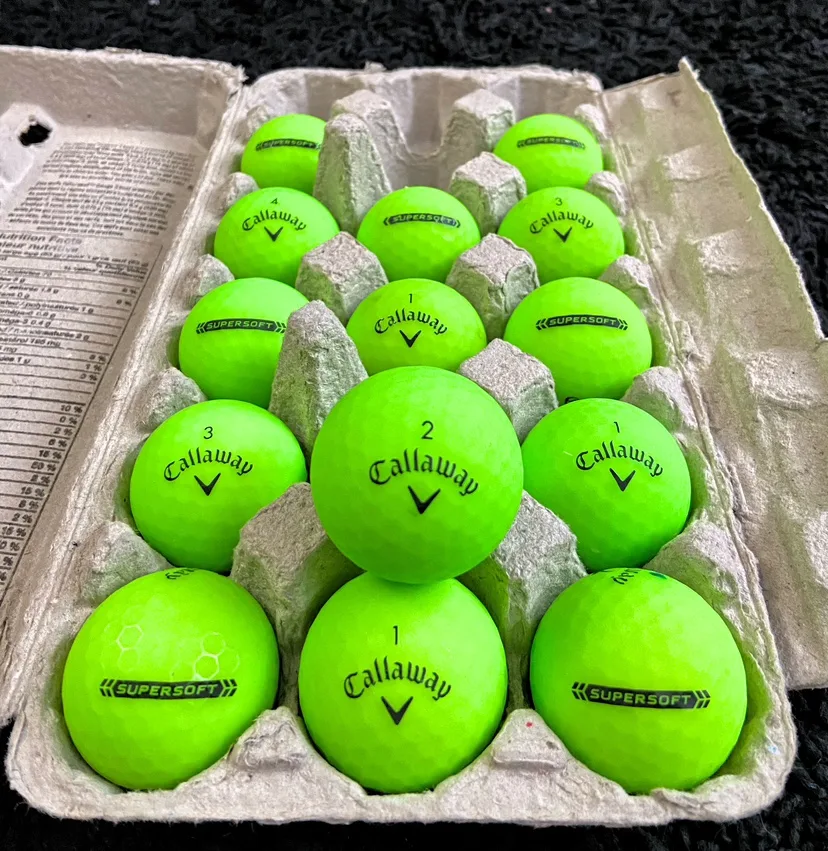 15 Callaway Supersoft Green Golf Balls thumbnail