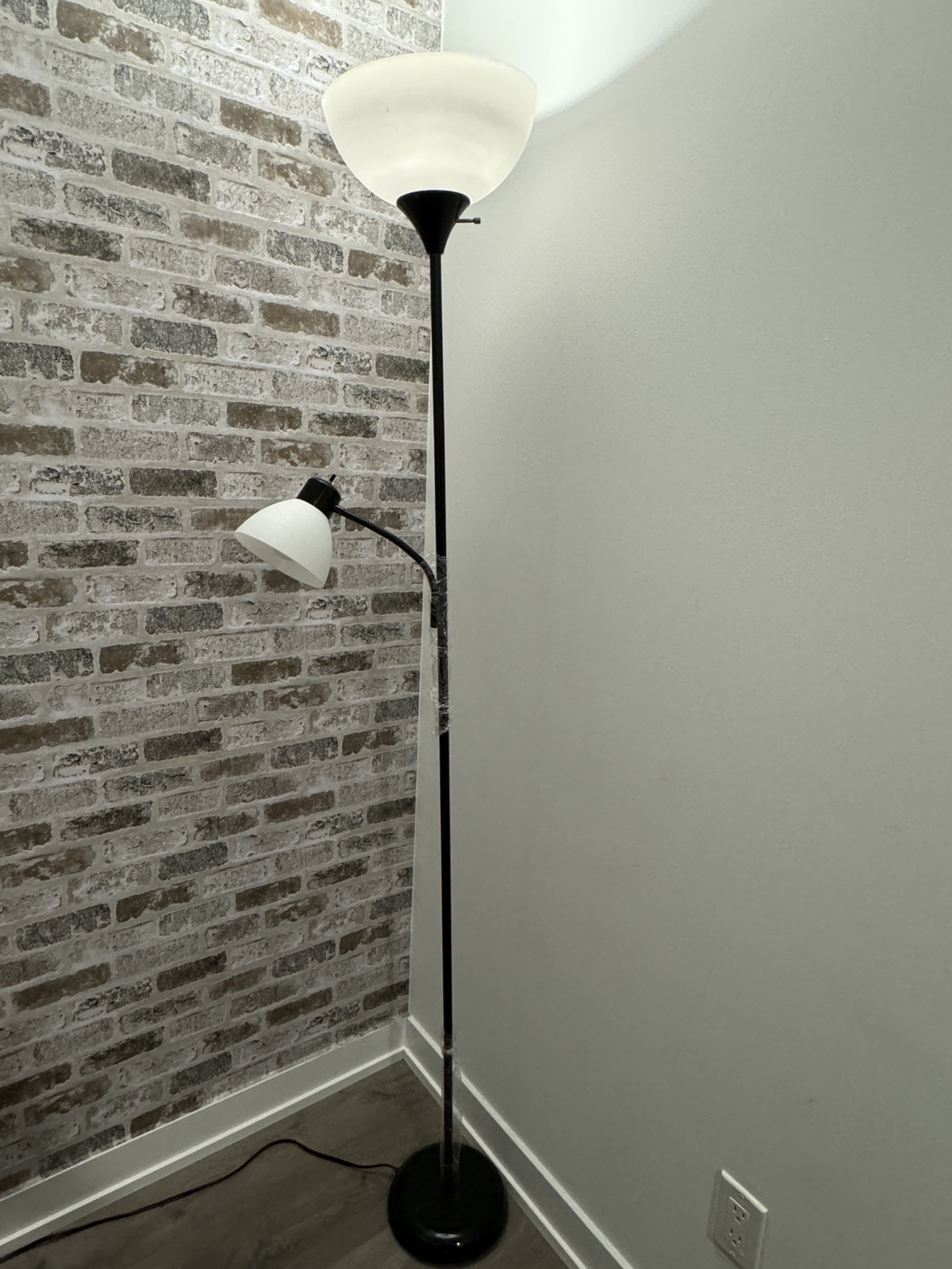 MOVING OUT SALE - Black Floor Lamp with Reading Light