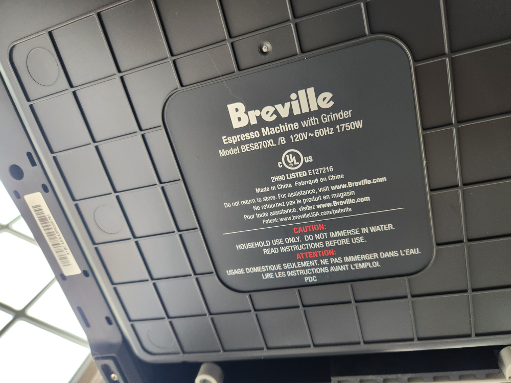 Breville BES870XL Espresso Machine - photo 4