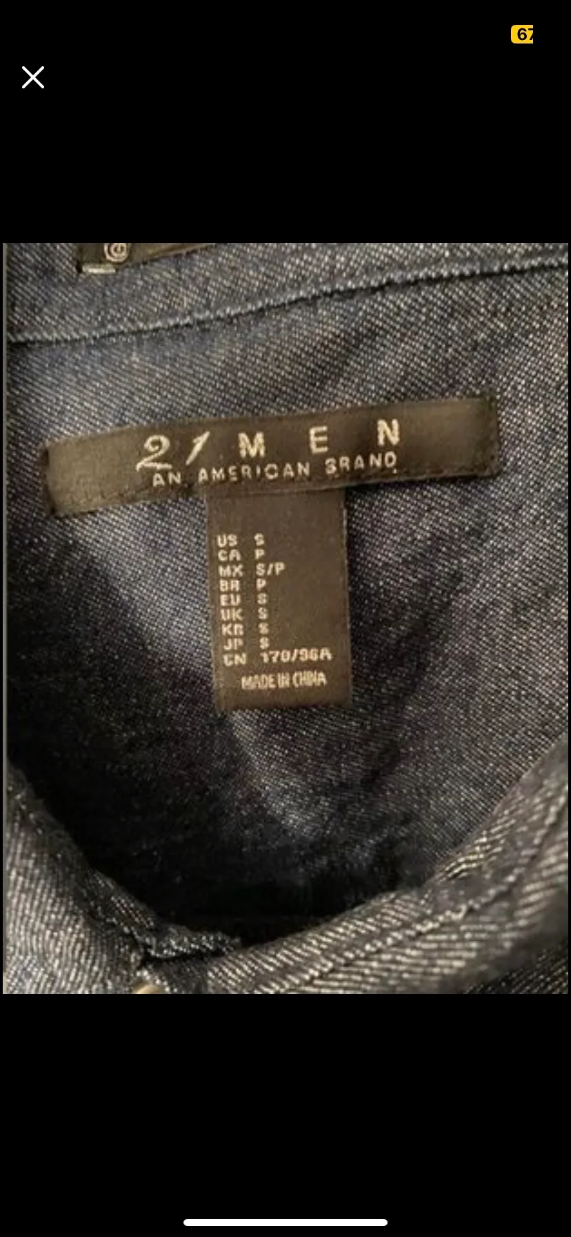 21 Men Denim Shirt image indicator(2)
