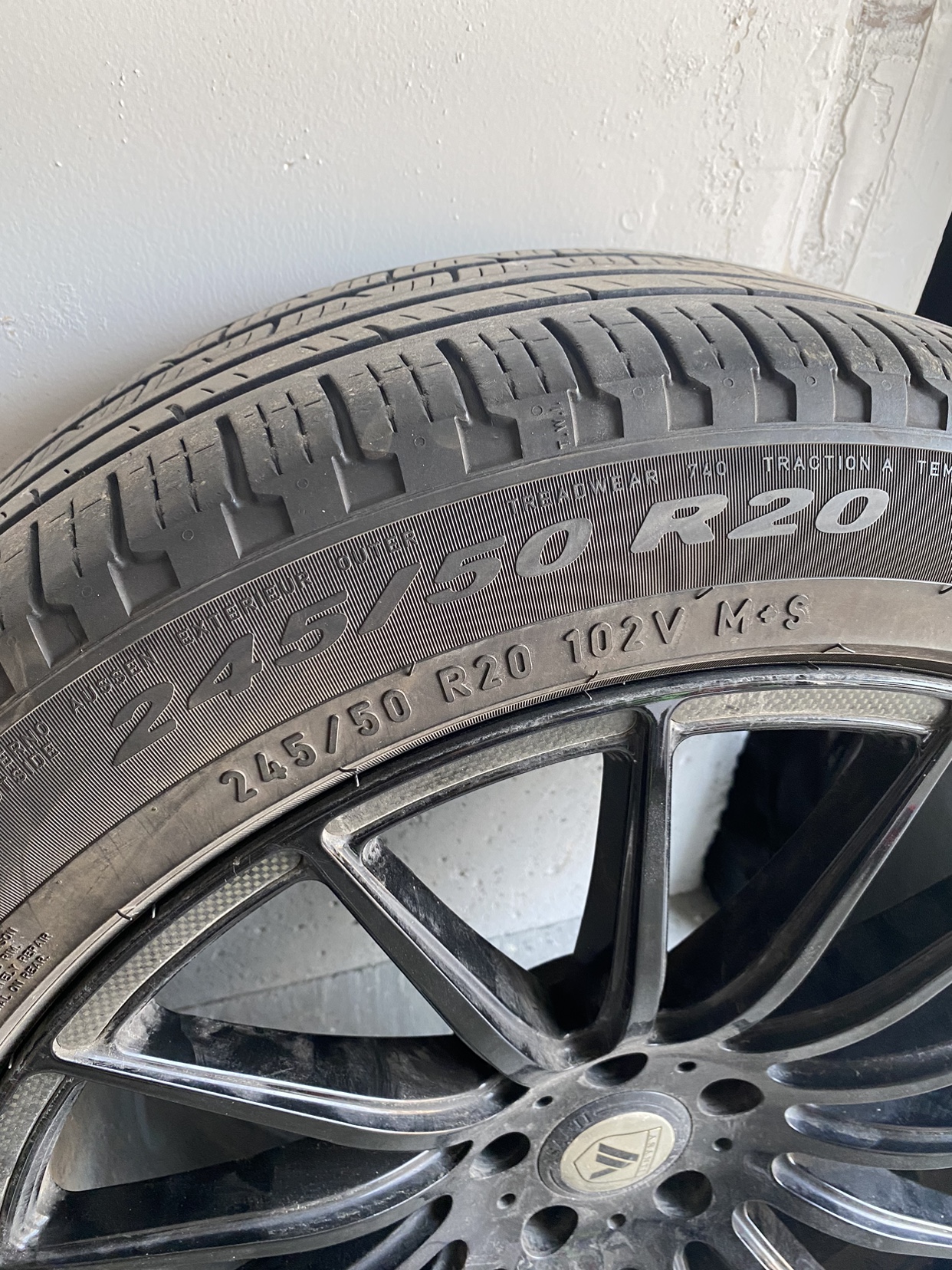 20 Inch Black  Asanti Wheels with Tires - photo 3