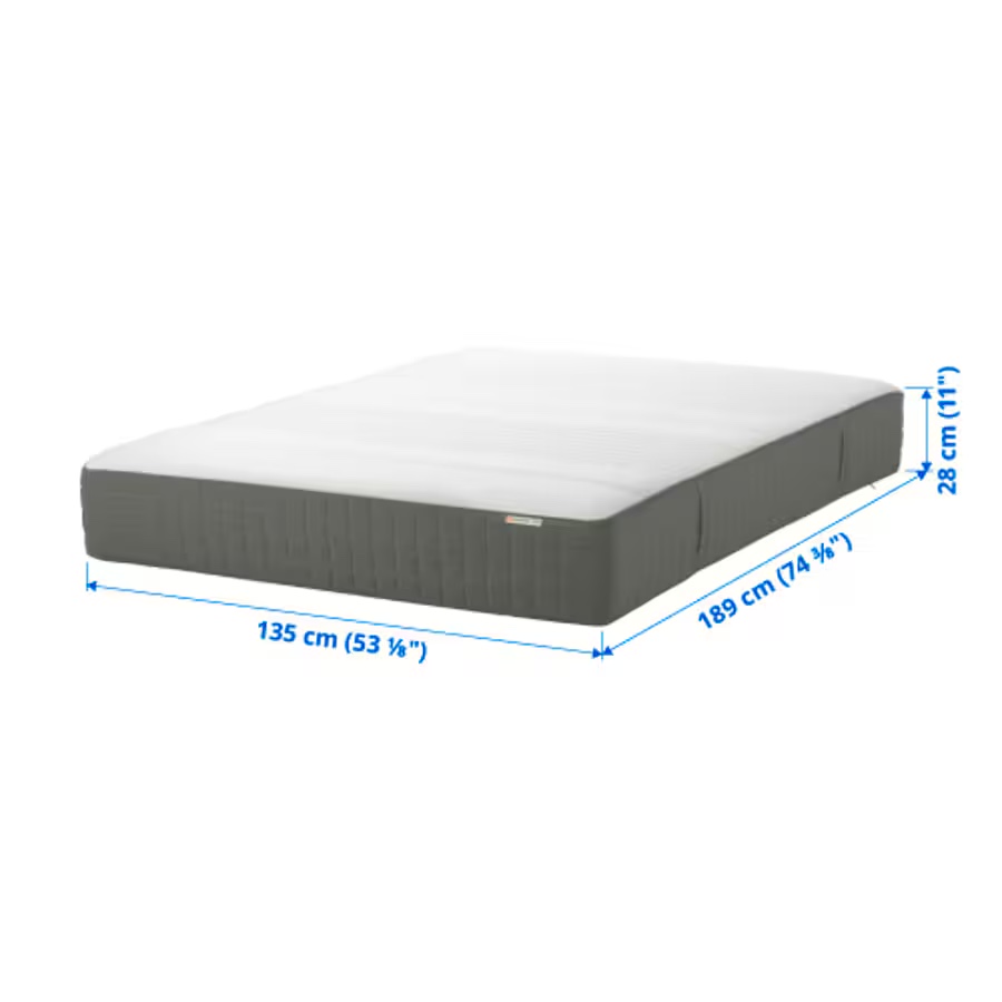 Ikea HAUGSVÄR Mattress Full/Double