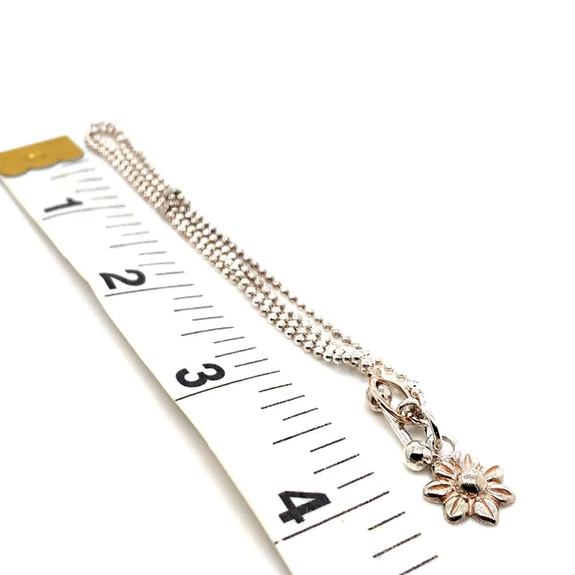 Double beaded Chain Italian Toggle bracelet image indicator(3)