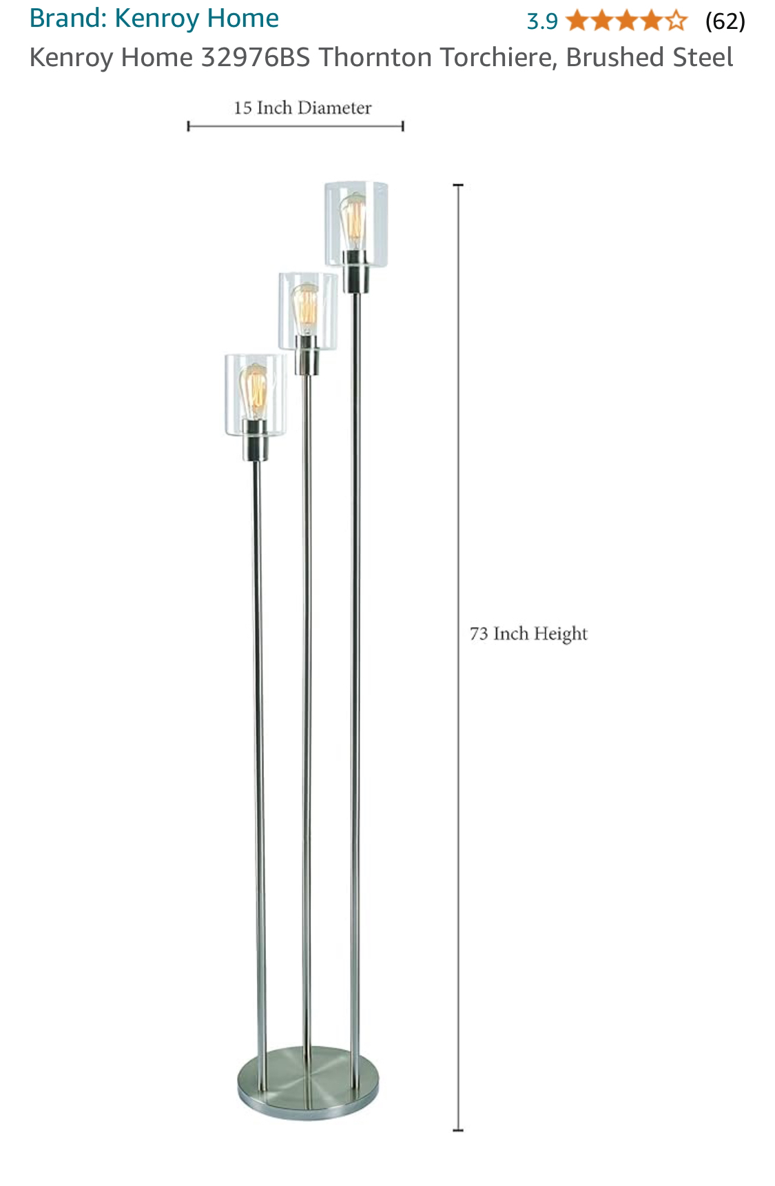 Kenroy home Floor Lamp - photo 3
