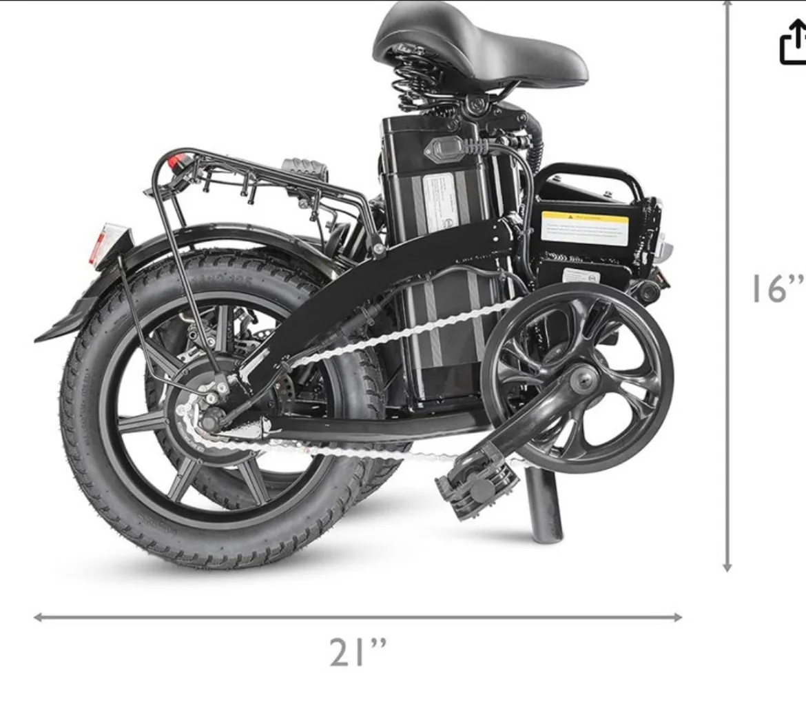 XPRIT Folding Electric Bike, Light Weight, LCD Display image indicator(9)