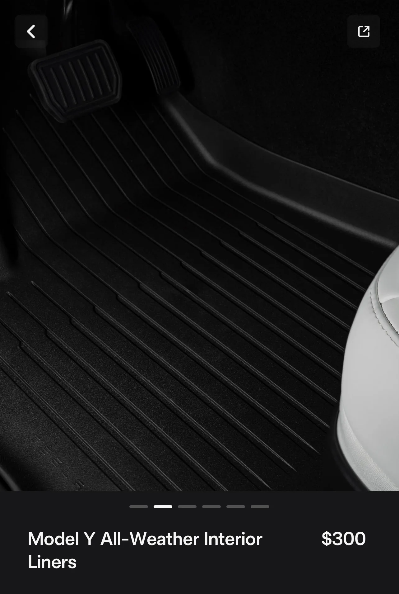 Tesla Model Y All-Weather Floor Mats image indicator(2)