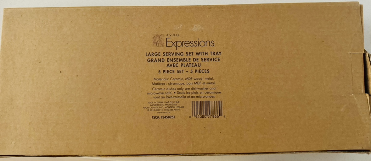 Serving set with tray - photo 2