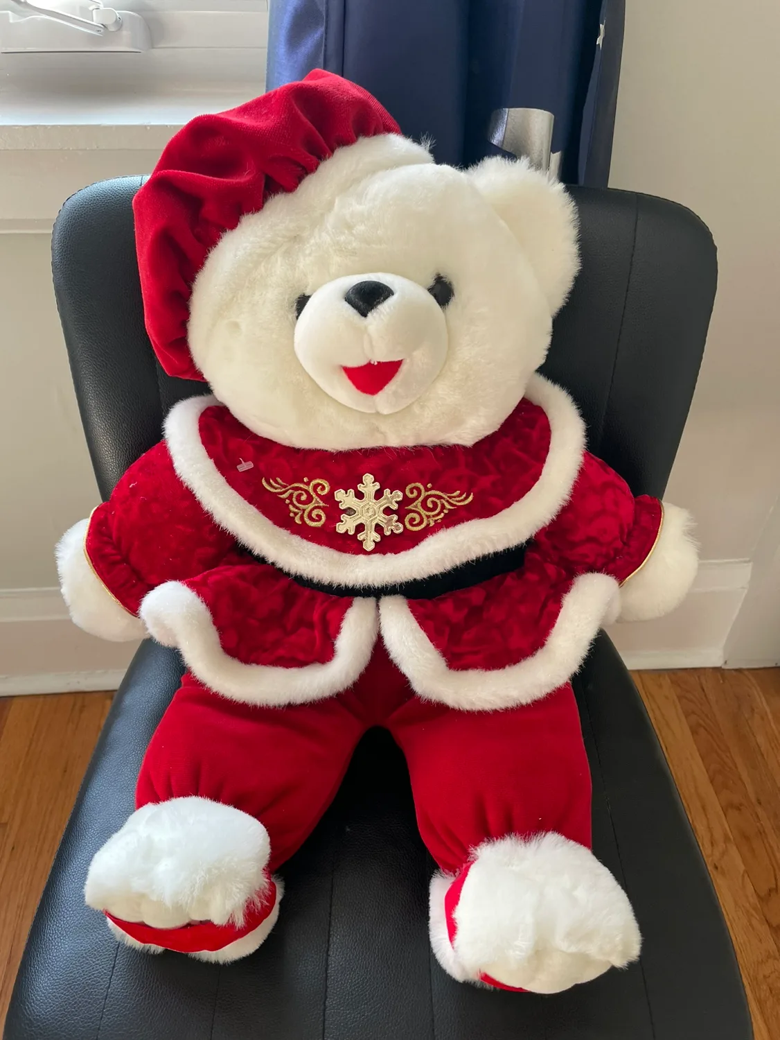 Christmas Santa Bear Plush thumbnail
