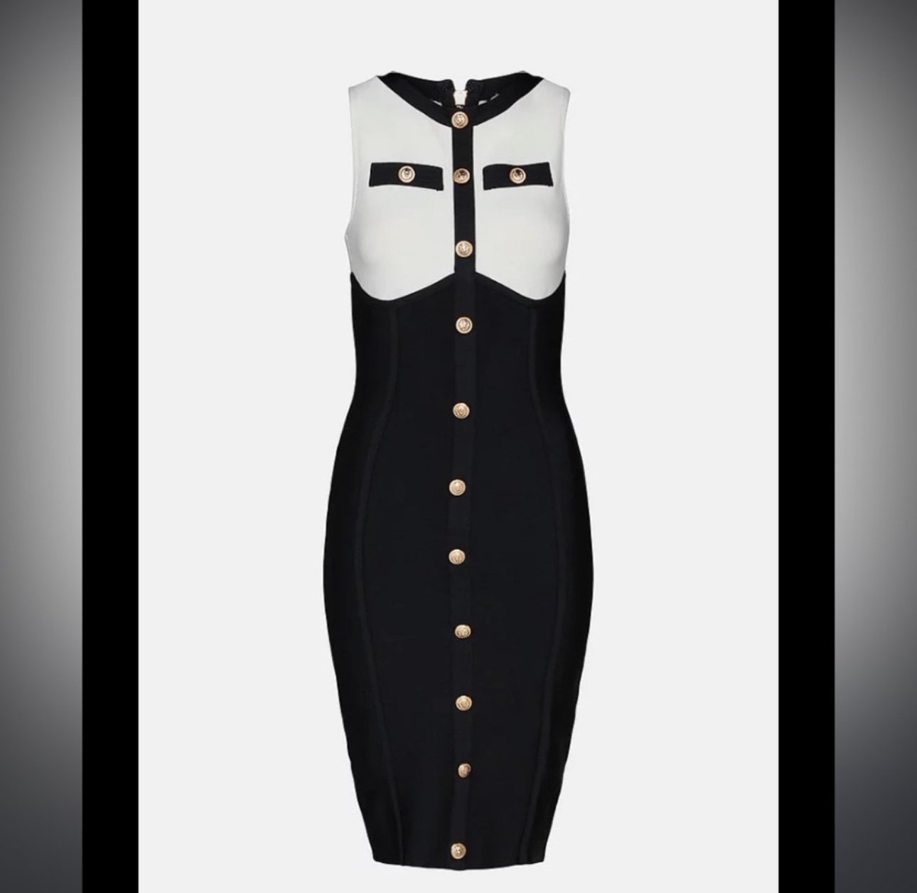 Karen Millen Black and White Dress