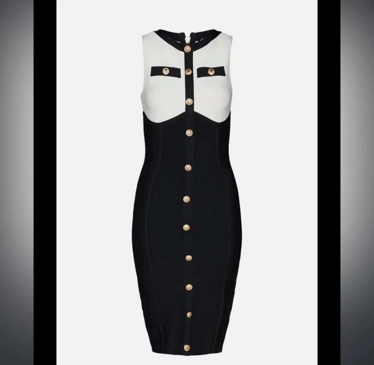Karen Millen Black and White Dress thumbnail