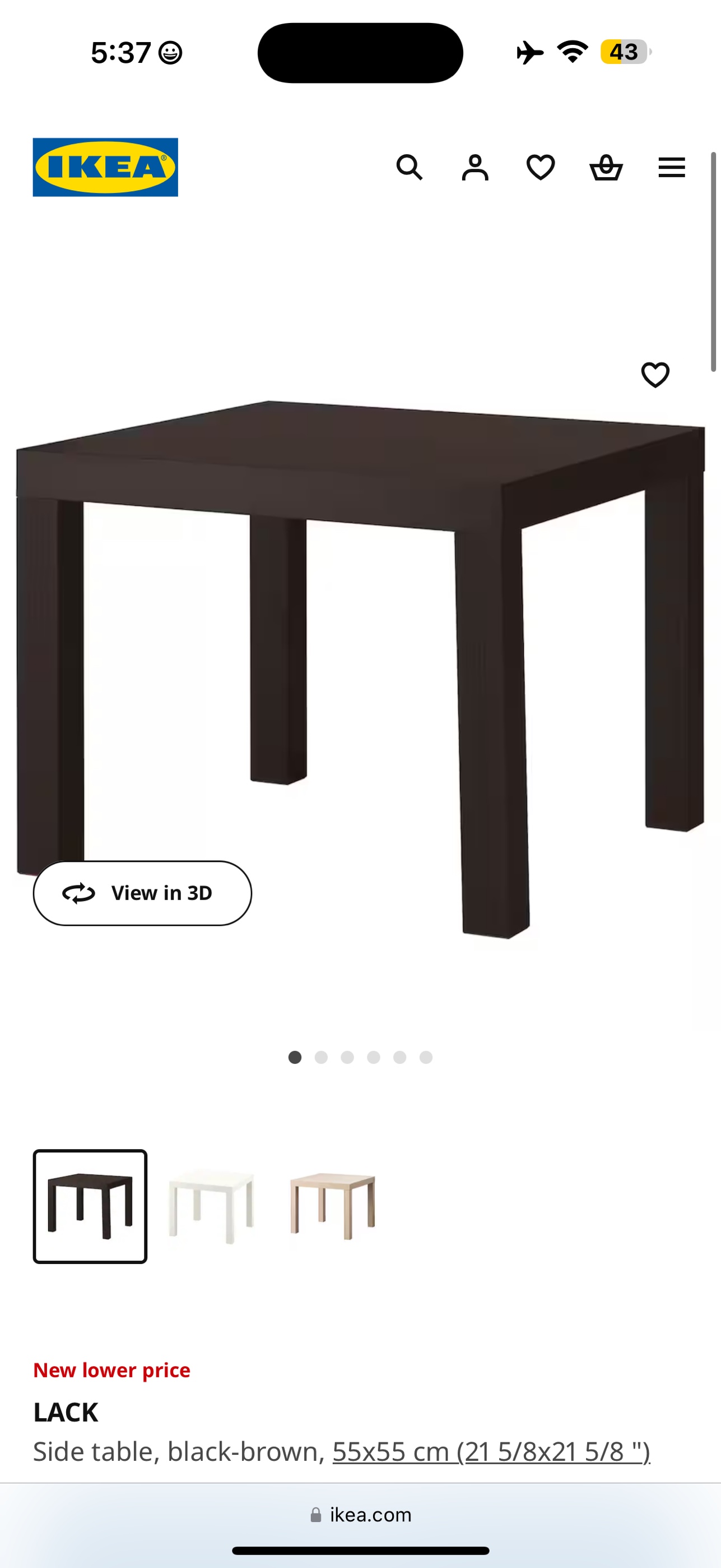 IKEA LACK Side Table - photo 3