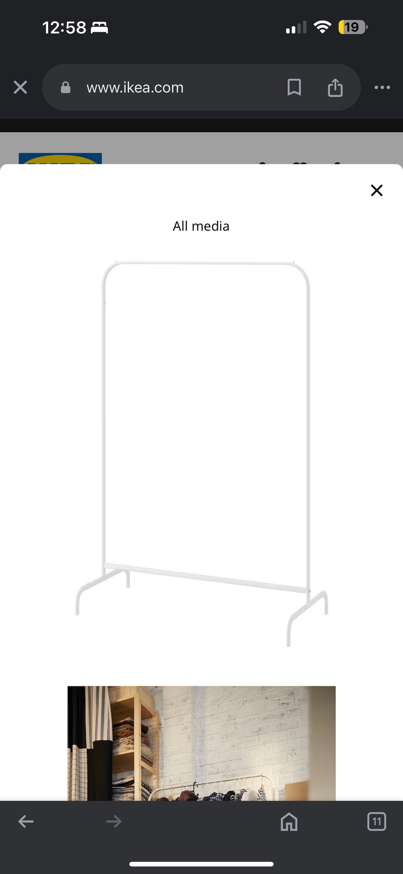 IKEA Clothes Rack - photo 3