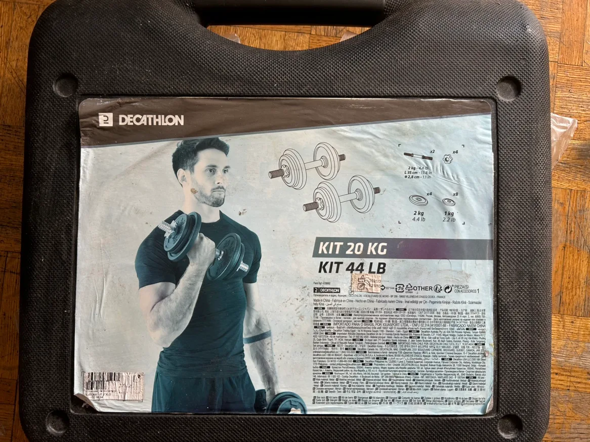 Decathlon Adjustable Dumbbell Set thumbnail