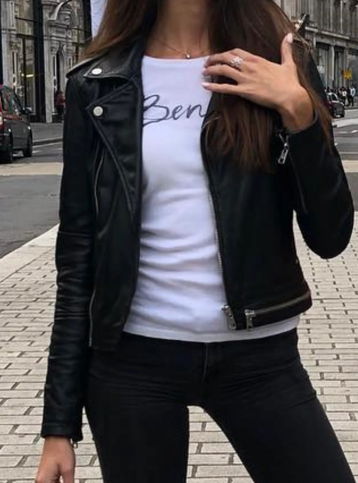 Calvin Klein Leather Jacket thumbnail
