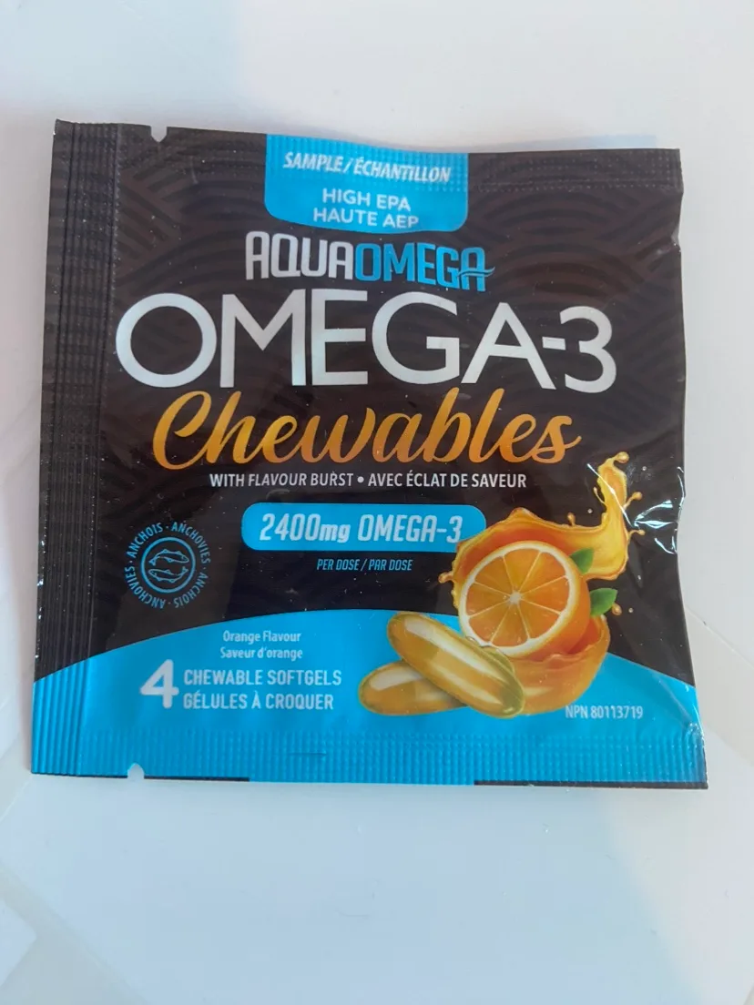 Aquaomega Omega-3 Chewables sample thumbnail