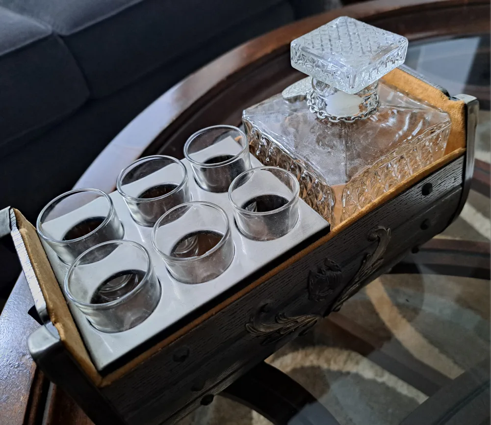 Vintage Liquor Decanter Set thumbnail