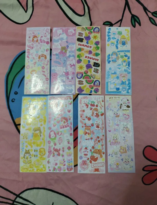 10 Sheets of Kawaii Stickers image indicator(3)