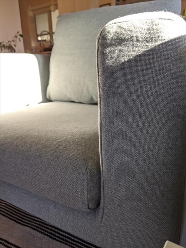 Ikea Koarp Armchair with White Legs Couch - photo 2