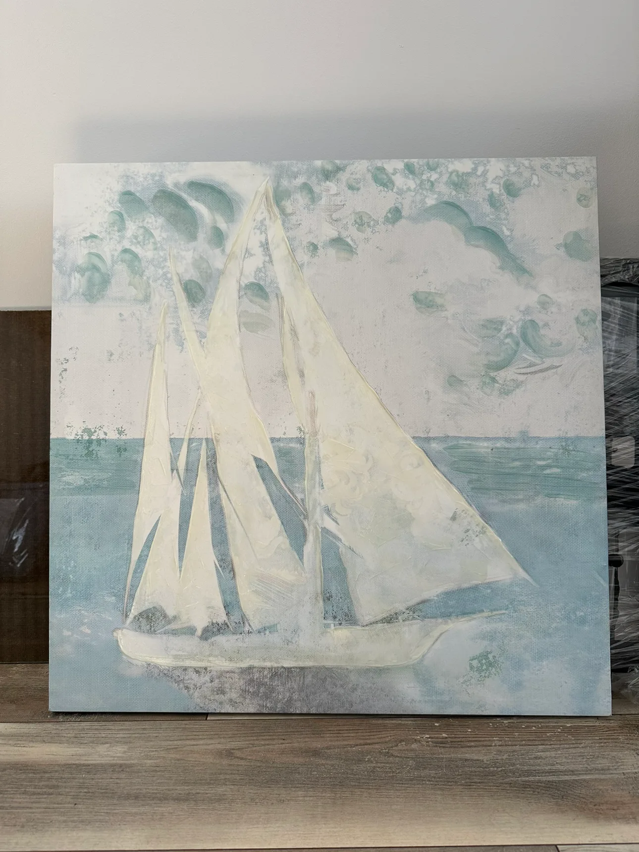 Sailboat Canvas Painting thumbnail