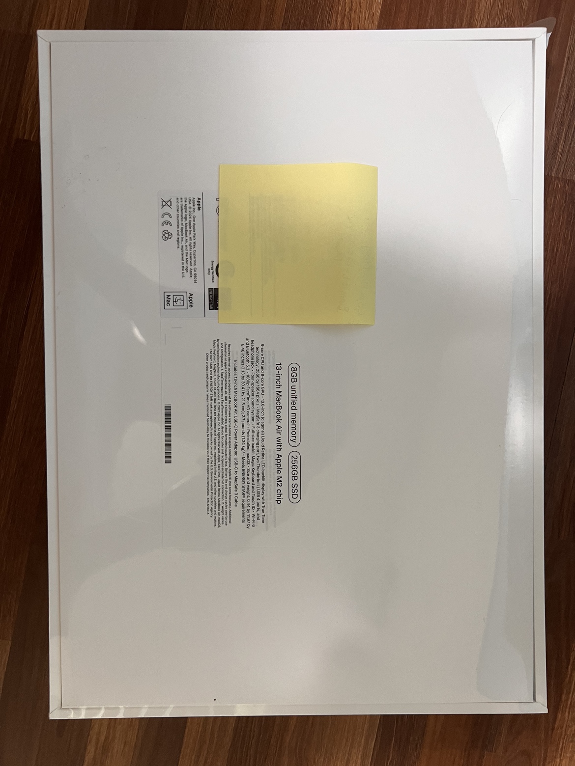 Sealed m2 macbook air 256g space gray - photo 2