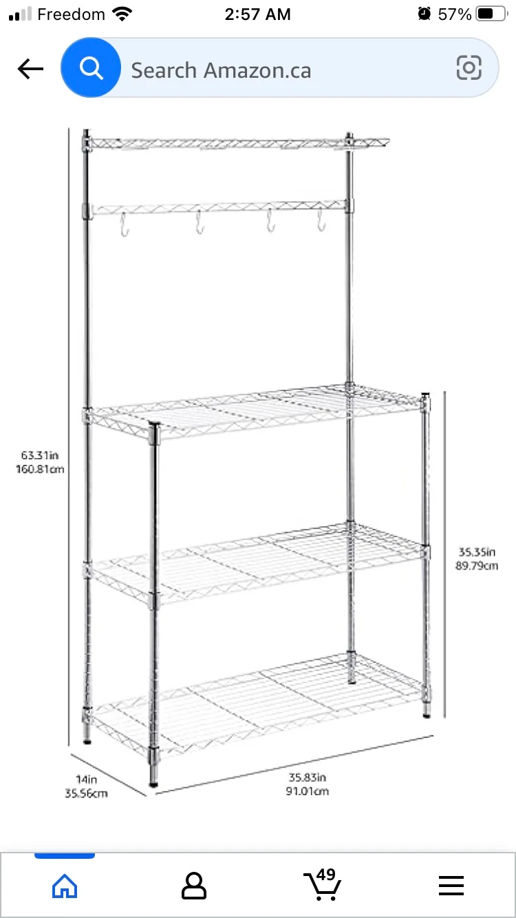 Kitchen Baker's Rack image indicator(6)