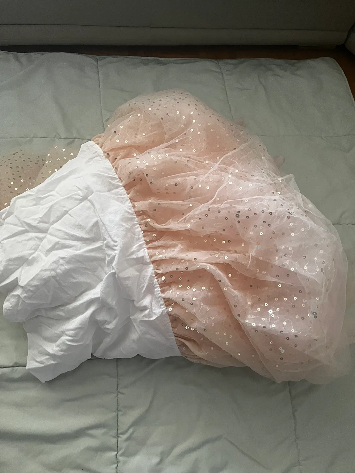 Pottery Barn Kids Sequin Bed Skirt image indicator(2)