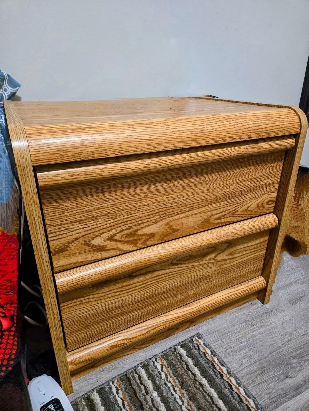 Wooden Nightstand - photo 2