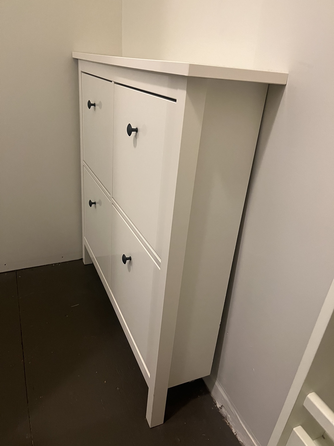 White IKEA Shoe Rack - HEMNES - photo 2