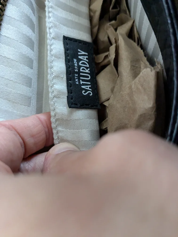 Kate Spade Saturday Black Polka Dot Bag image indicator(2)