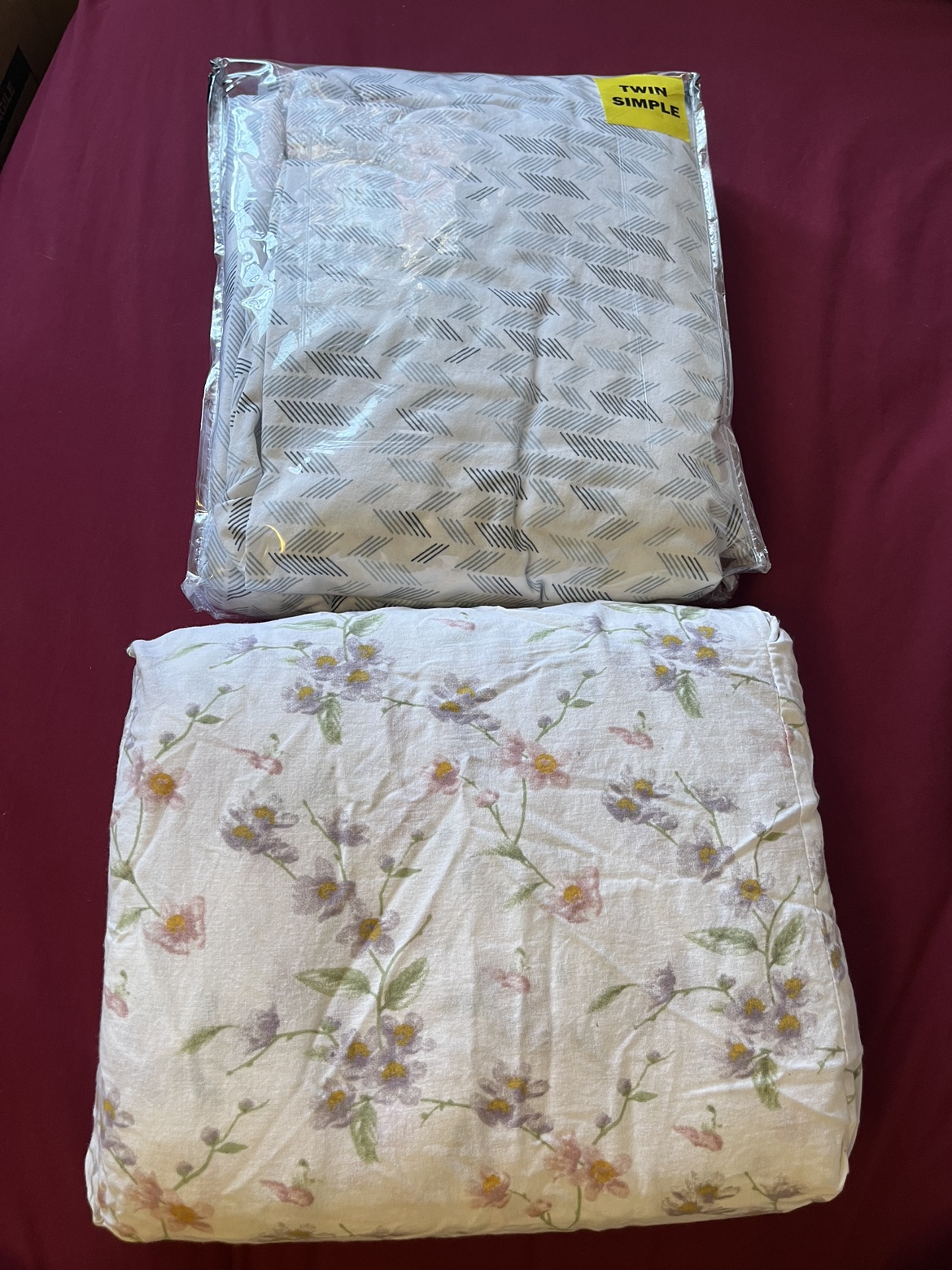 Two Set of Twin Bed Sheet