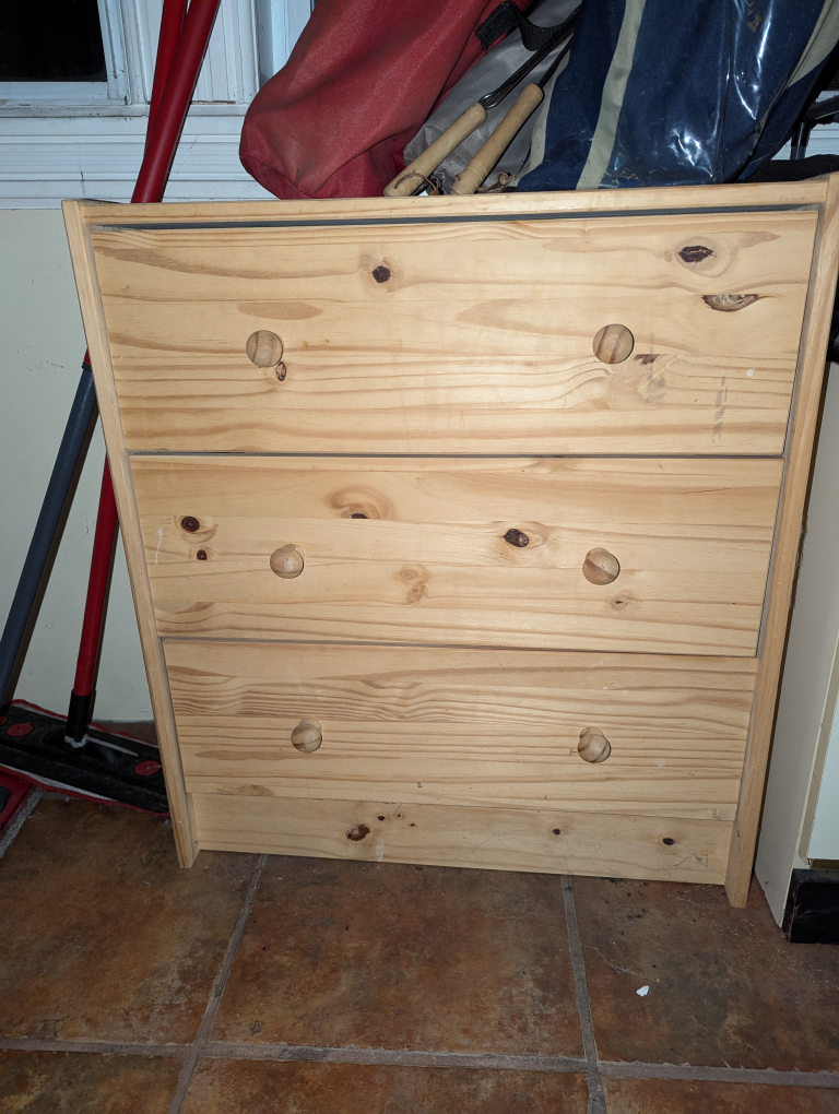 Three Drawer Dresser