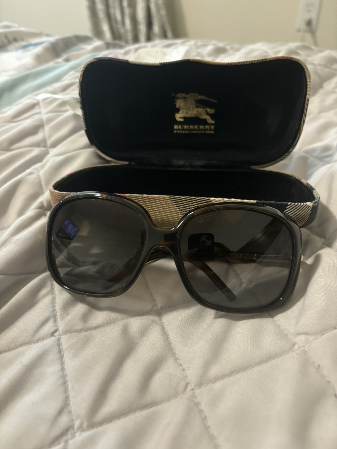 Burberry sunglasses with the case