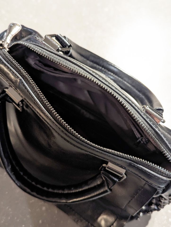 Black Studded Handbag - photo 3