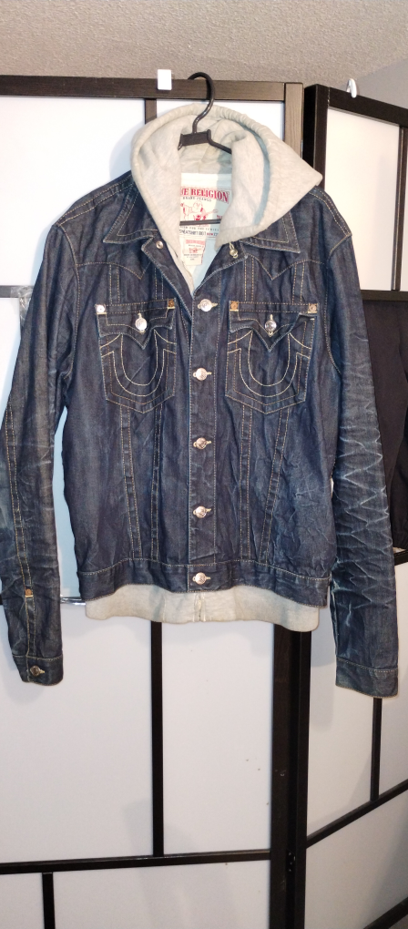 True Religion Jean Jacket with Hoodie - photo 3